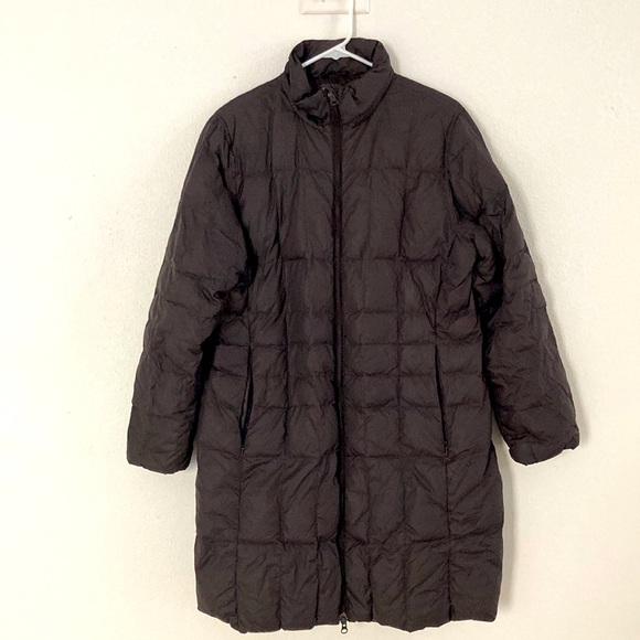 Lands' End Jackets & Blazers - Land’s End 80% Down Chocolate Puffer Winter Coat